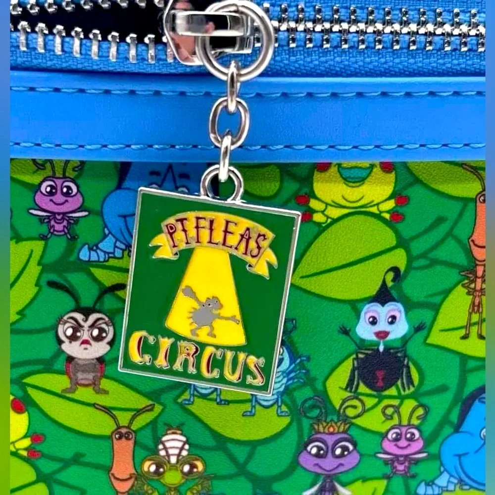 LOUNGEFLY DISNEY PIXAR A BUG'S LIFE - COLLAGE MINI BACKPACK NWT